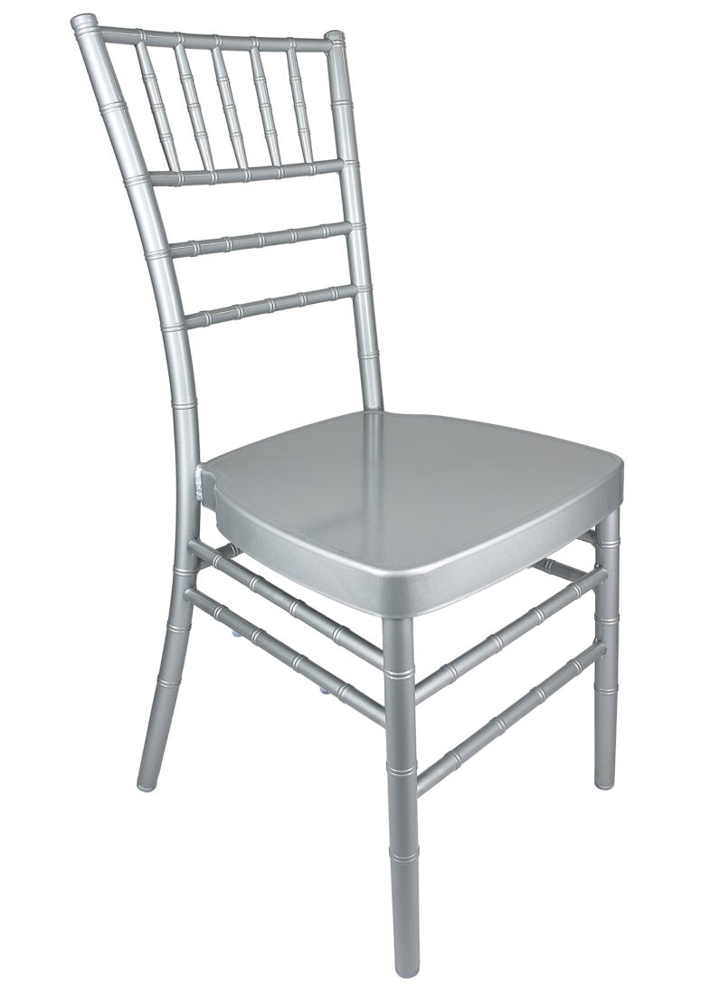 Silver Aluminum Chiavari Chair 45 CCAS-AX-T