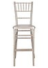 Sparkling Silver Glitter Champagne ToughWood Chiavari Bar Height Barstool by Chivari BCWCHSSP-AX-T