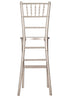 Sparkling Silver Glitter Champagne ToughWood Chiavari Bar Height Barstool by Chivari BCWCHSSP-AX-T