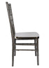 Metallic Silver Onyx Resin Steel Skeleton Chiavari Chair by Chivari CCRMG-STEEL-AX-T