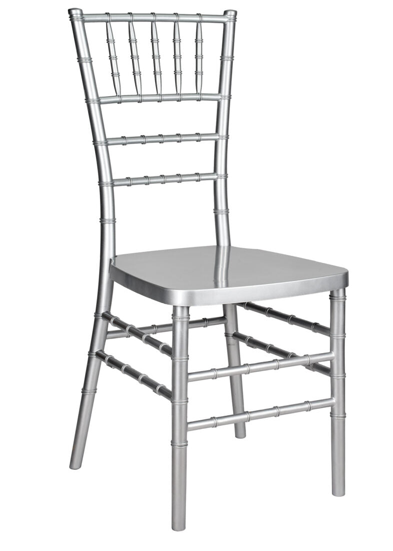 Silver Resin Steel Skeleton™ Chiavari Chair