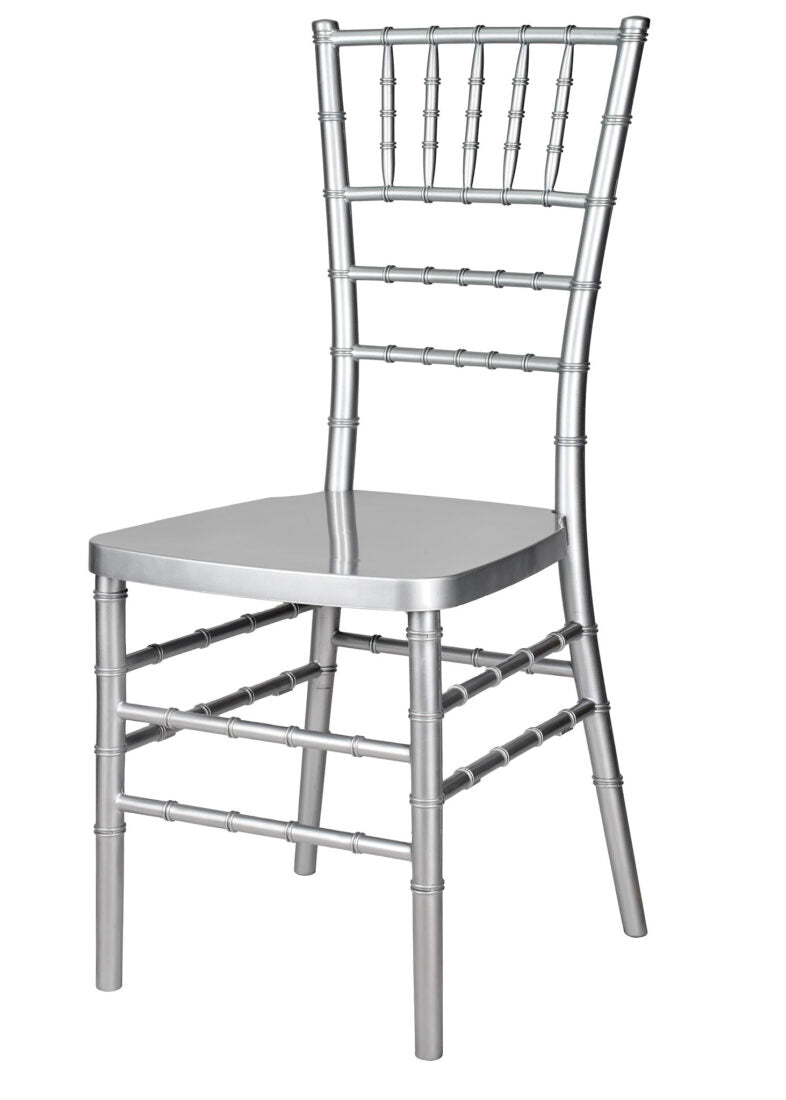 Silver Resin Steel Skeleton™ Chiavari Chair