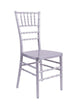 Chivari Silver Resin Steel Skeleton™ Chiavari Chair- 2 Pack - Some Assembly Required CCRS-U2-STEEL-AX-T-2