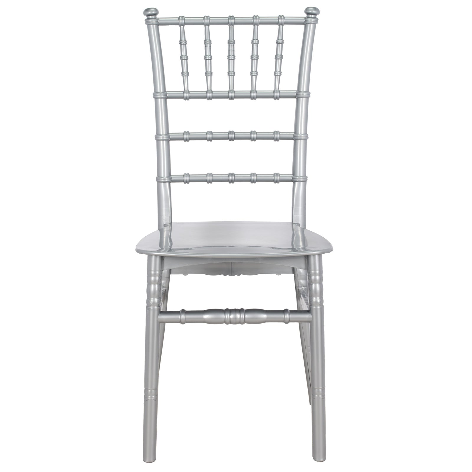 50 Chair Pack Silver BasicResin™ Chiavari Chair