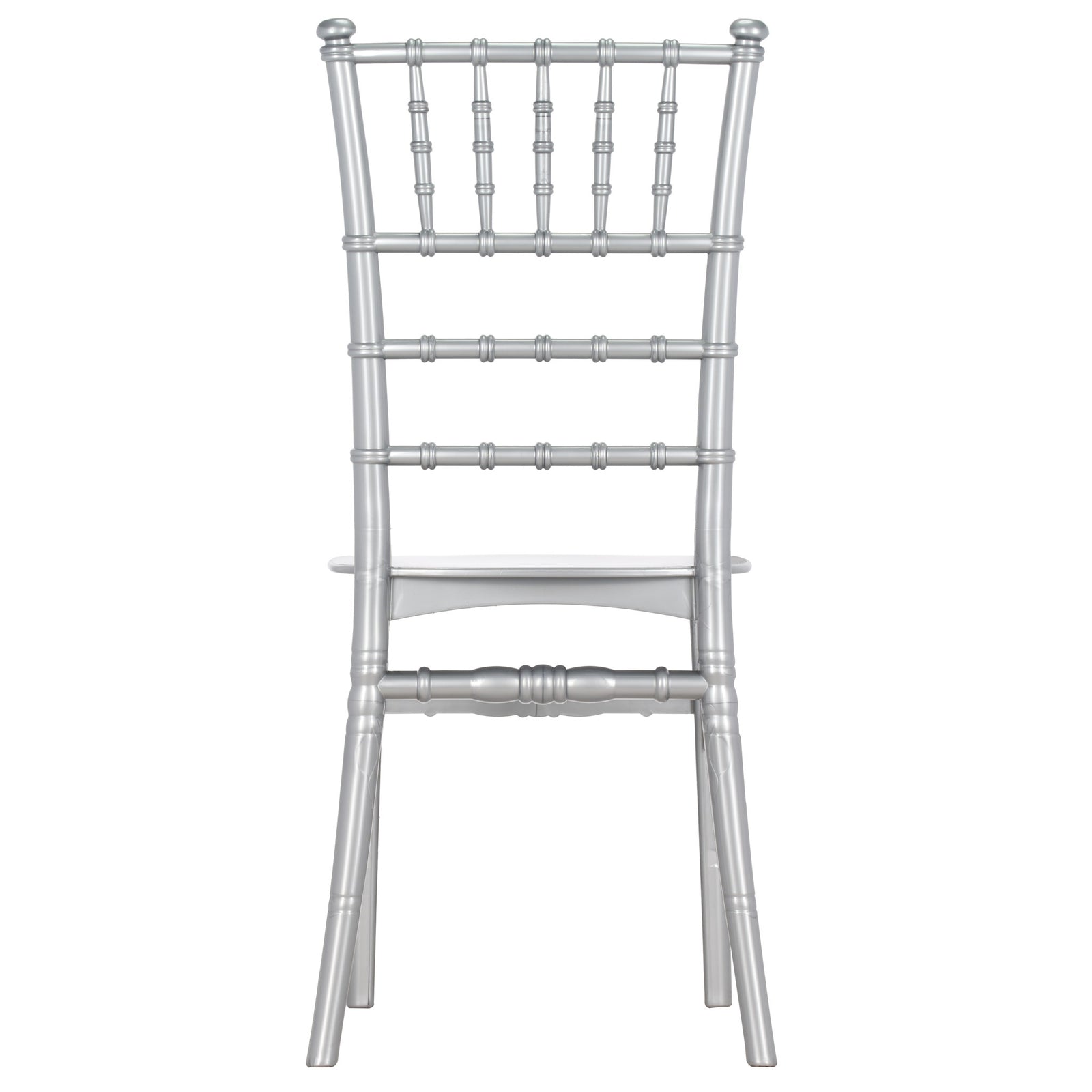 50 Chair Pack Silver BasicResin™ Chiavari Chair