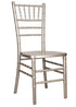 Sparkling Silver Glitter Champagne ToughWood Chiavari Chair CCWCHSSP-AX-T