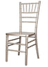 Sparkling Silver Glitter Champagne ToughWood Chiavari Chair CCWCHSSP-AX-T