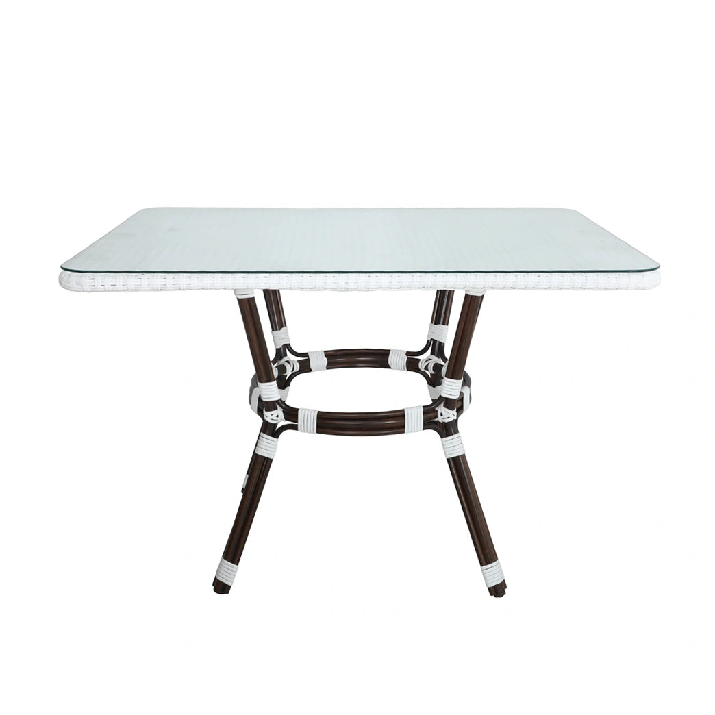 48" x 36" White French Bistro Table