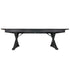 Black 8 Foot (96″ x 40″) X Leg Rectangle Wood Farmhouse Table