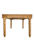 8 Foot (96" x 40") Chestnut Fluted Leg Rectangle Farmhouse Table