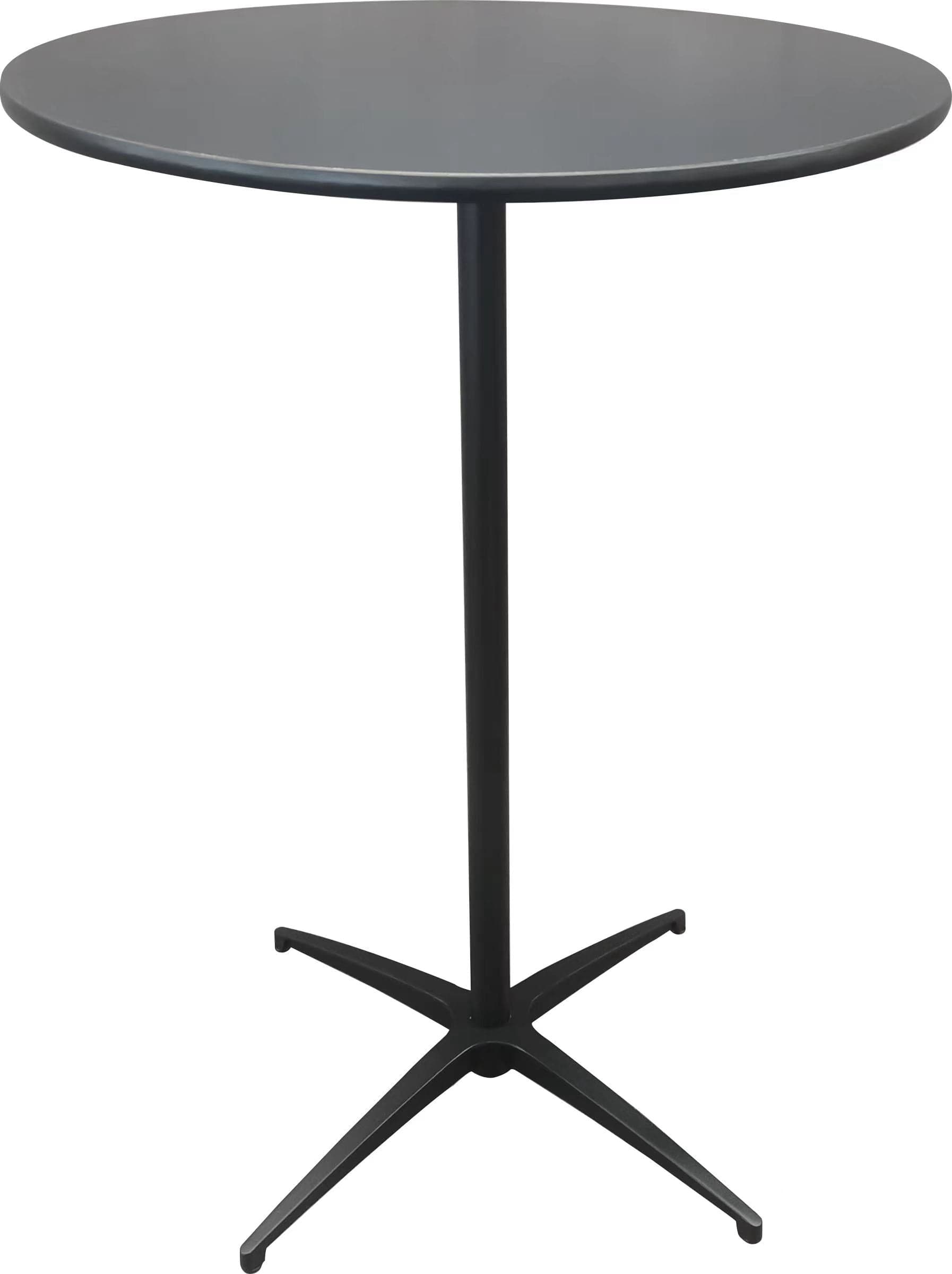 Chivari Black 30" Round Plywood Cocktail Table Kit TKITRD30BLK-AX-T