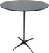 Chivari Black 36" Round Plywood Cocktail Table Kit TKITRD36BLK-AX-T