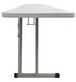 96" x 18" (8 Foot) White Rectangle Plastic Table