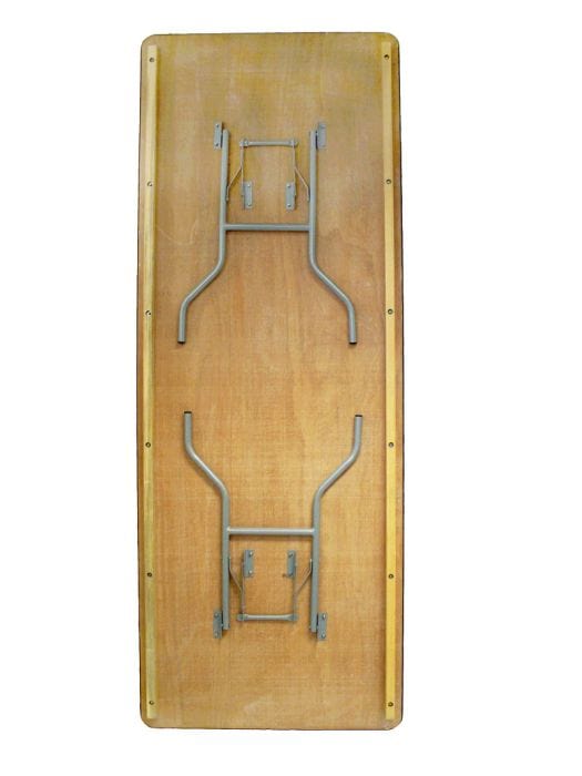 Chivari 72" x 30" (6 Foot) Rectangle Heavy Duty Plywood Folding Table TPLYRT7230V-AX-T