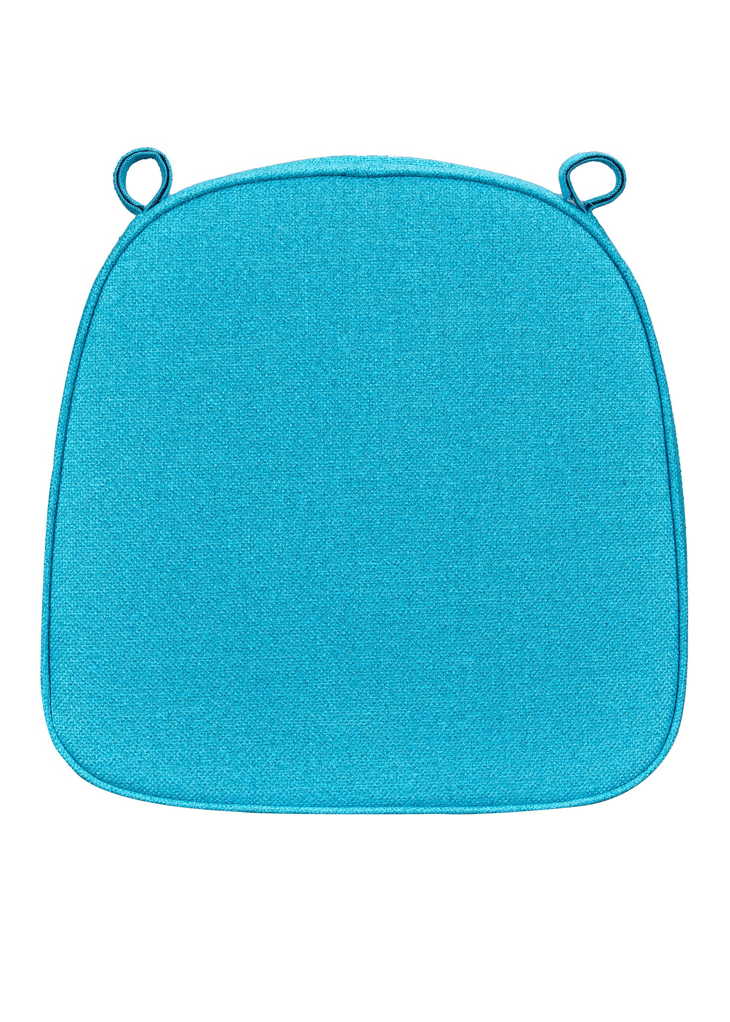 Teal with Teal Piping 2.5" Thick Chair Cushion - World's Best Cushions