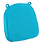 Teal with Teal Piping 2.5" Thick Chair Cushion - World's Best Cushions