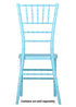 Turquoise Blue ColorCore™ Resin Steel Skeleton™ Chiavari Chair