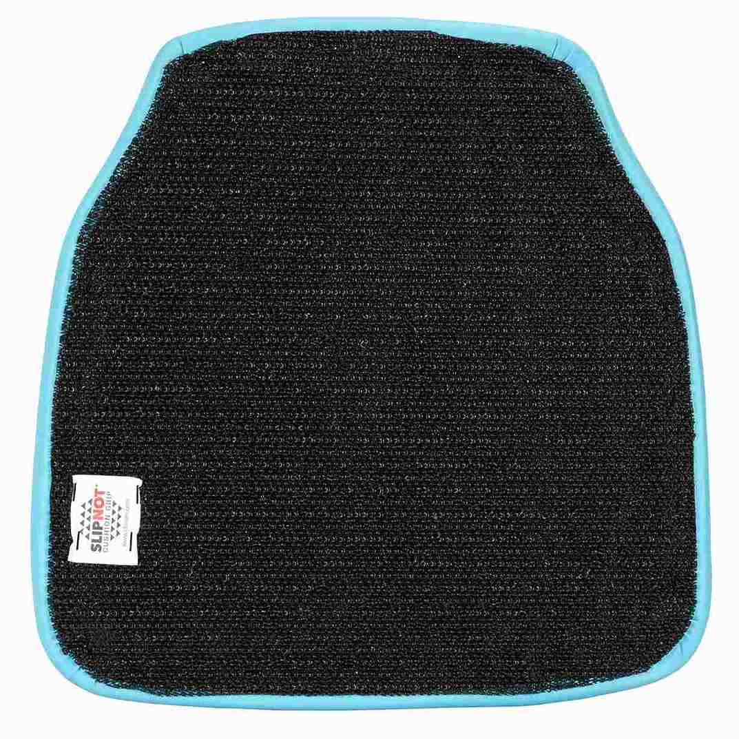 Turquoise Blue Vinyl Panel Back Chiavari Cushion with SlipNot™ Technology
