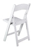 White Resin Folding Chair (Per Chair Price Shown – Sold only in Quantities of 4)