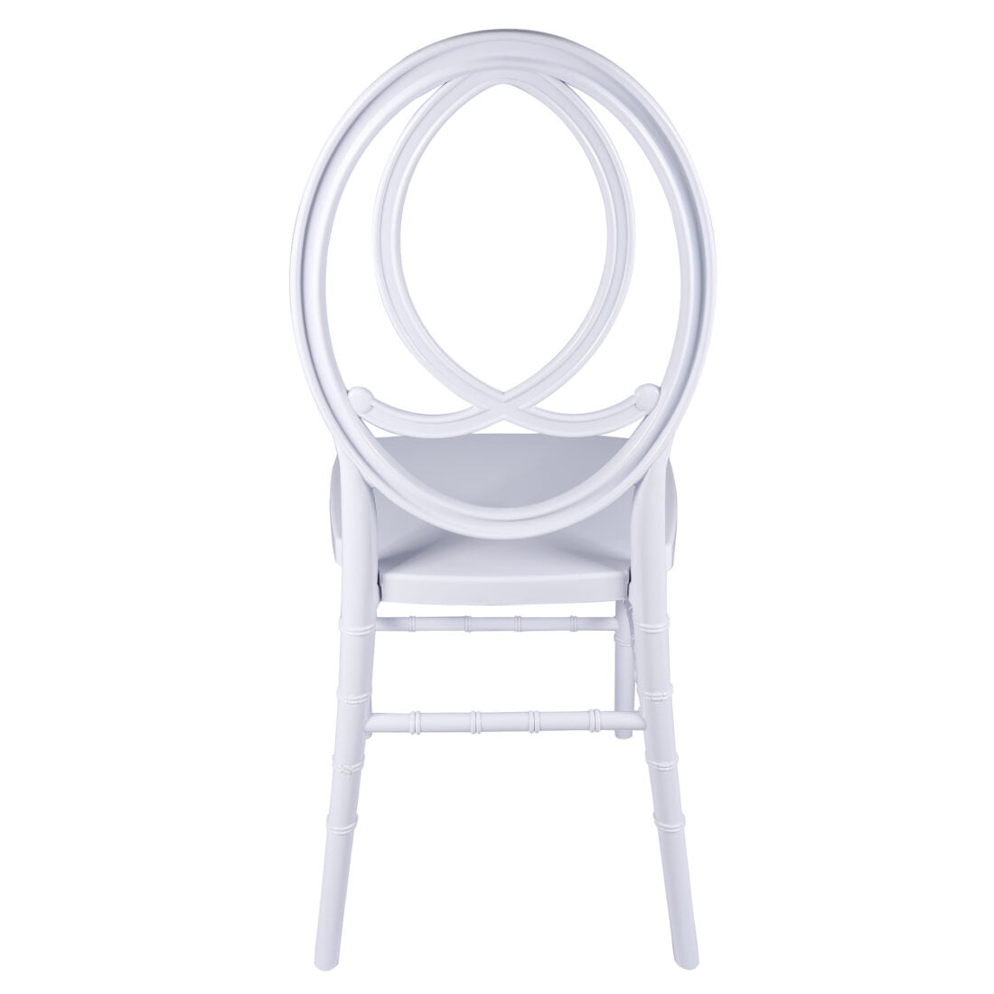 White Infinity Chair back CIRW-ZG-T