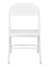 White Medal Folding Chair CFMW-CX-T