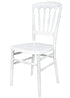 White Steel Skeleton Resin Napoleon Chair CNRW-STEEL-CX-T