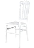 White Steel Skeleton Resin Napoleon Chair CNRW-STEEL-CX-T