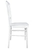 White Steel Skeleton Resin Napoleon Chair CNRW-STEEL-CX-T