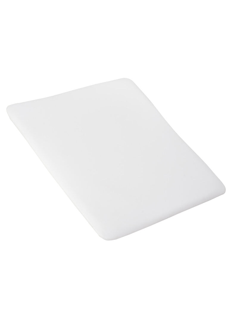 White Replacement Cushion for Resin Folding Chairs CUSHFOLDRESINWHI-AX-T