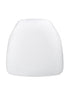 White 1.75″ Thick Fabric Panel Chiavari Chair Cushion CUSHPANFABWHI-AX-T