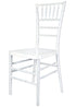 Sparkling Pearl White Resin Steel Skeleton Chiavari Chair CCRPWSP-STEEL-AX-T