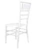 Sparkling Pearl White Resin Steel Skeleton Chiavari Chair CCRPWSP-STEEL-AX-T