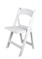 Chivari White ToughResin™ Folding Chair (Per Chair Price Shown - Sold only in Quantities of 4) CFRW-CX-T