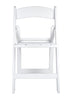 White Resin Folding Chair 2