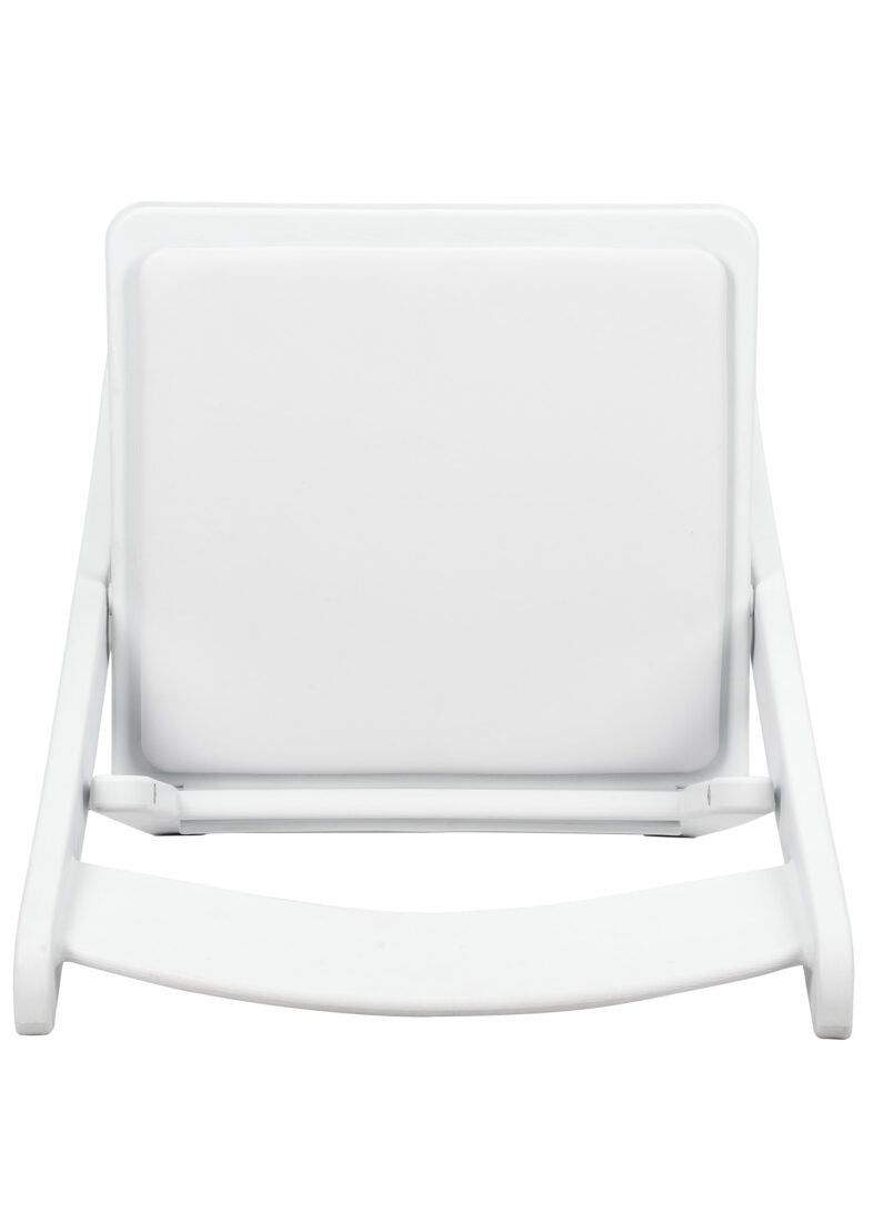 White WoodGrain™ Resin Folding Chair (Per Chair Price Shown - Sold only in Quantities of 4)