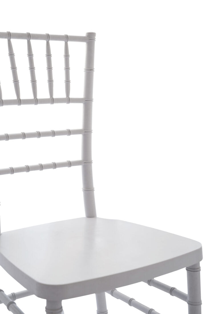 White ToughWood Chiavari Closeup CCWW-ZG-T