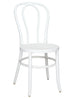 Cool White Resin Bentwood Festive Chair