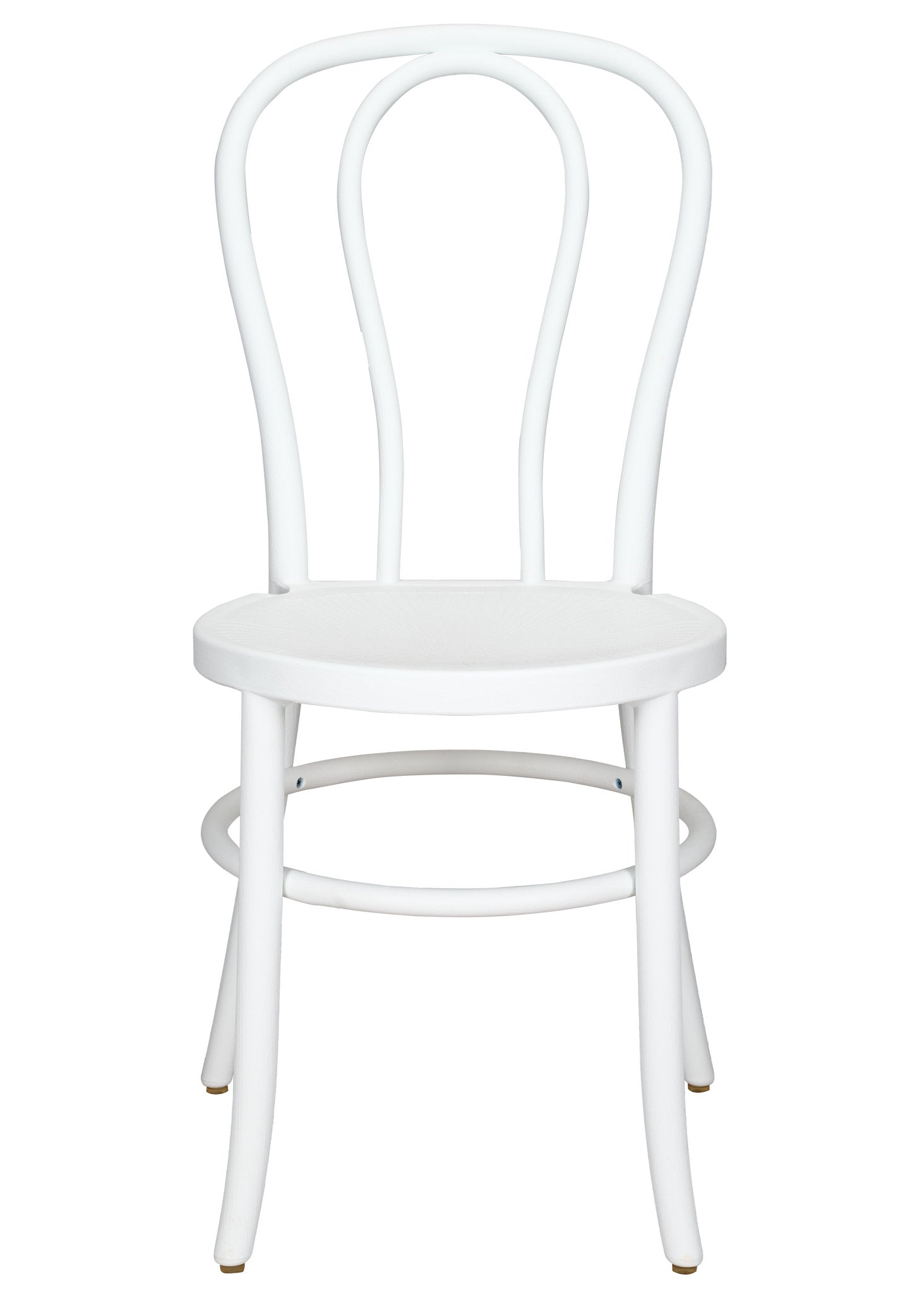 Cool White Resin Bentwood Festive Chair