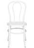 Cool White Resin Bentwood Festive Chair