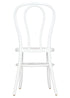 Cool White Resin Bentwood Festive Chair