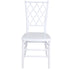 White Diamond Resin Chiavari Chair  (Per Chair Price Shown - Sold only in Quantities of 4) Some Assembly Required