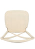 White Distressed ToughResin™ WoodGrain Cross Back Chair