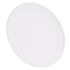 Cool White Round Vinyl Panel Back Cushion