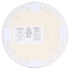 Cool White Round Vinyl Panel Back Cushion