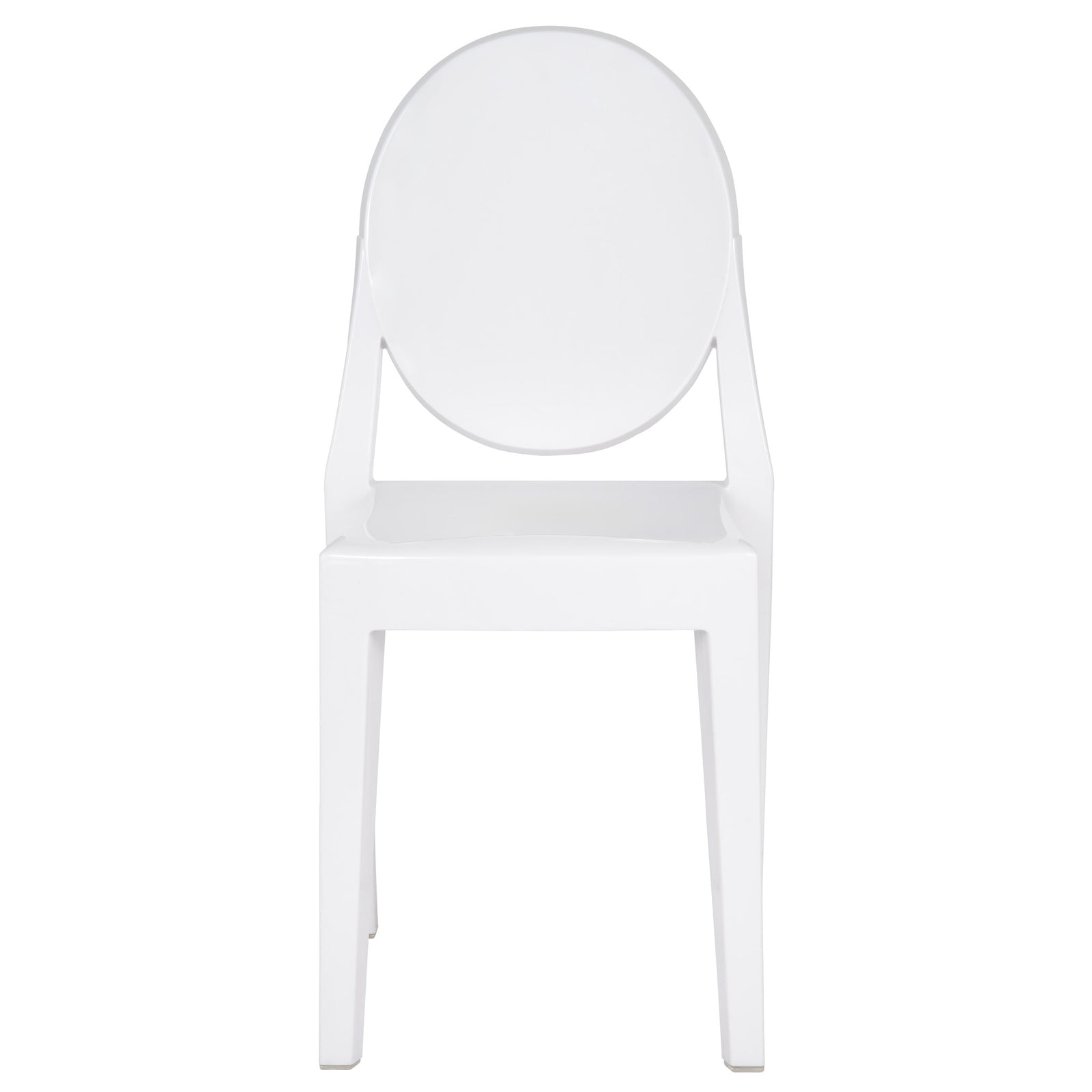 White Resin Kids Victoria Ghost Chair (Per Chair Price Shown - Sold only in Quantities of 4)