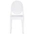 White Resin Kids Victoria Ghost Chair (Per Chair Price Shown - Sold only in Quantities of 4)