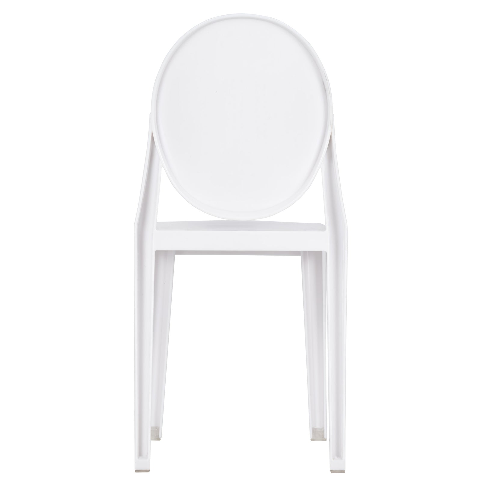 White Resin Kids Victoria Ghost Chair (Per Chair Price Shown - Sold only in Quantities of 4)