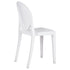 White Resin Kids Victoria Ghost Chair (Per Chair Price Shown - Sold only in Quantities of 4)