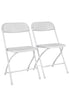 80 Pack White Large Poly Folding Clip to connect Poly Chairs