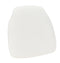 White 1.75"  Vinyl Panel Back Chiavari Cushion with SlipNot™ Technology